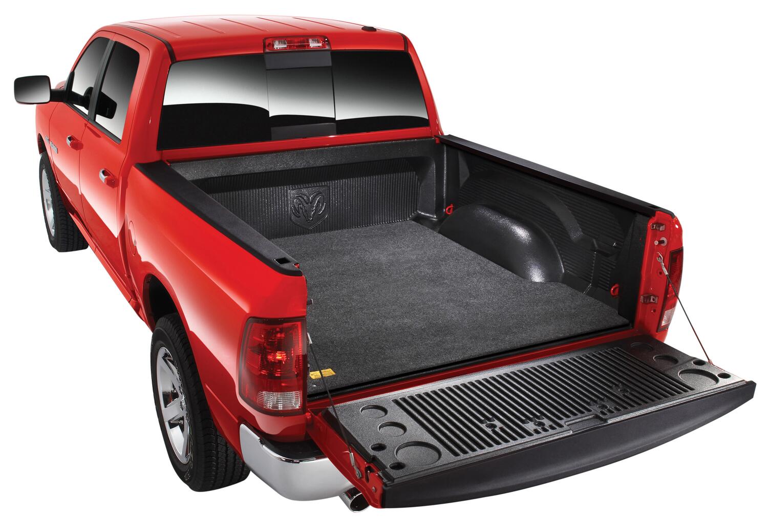 Bedmat For Drop-In 09-14 Ford F-150 5'6 inch Bed 1/2 Inch Thick Installs Over Existing Plastic Drop In Bed Liner Charcoal BedRug-3