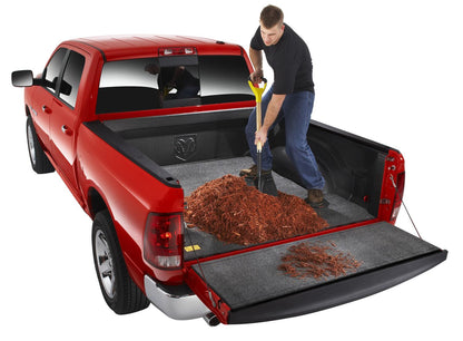 Bedmat For Drop-In 09-14 Ford F-150 5'6 inch Bed 1/2 Inch Thick Installs Over Existing Plastic Drop In Bed Liner Charcoal BedRug-4