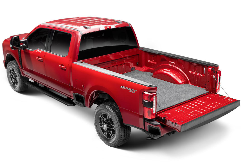Bedmat For Spray-In Or No Bed Liner 17-26 Ford Superduty 8' Long Bed 3/4 Inch Thick For Use w/Spray On Bed Liner And Non Liner Applications Charcoal BedRug-1