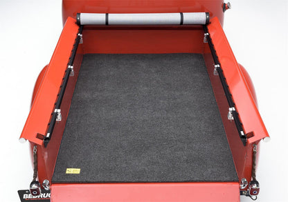 Bed Mat 66 inch X 98 inch Cut To Fit 66 Inch x 98 Inch 1/2 Inch Thick For Use w/Drop In Bed Liner w/o Bed Rail Storage Charcoal BedRug-1