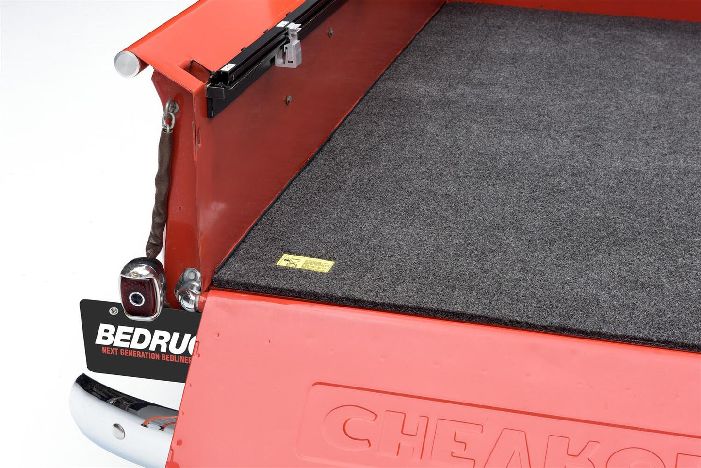 Bed Mat 66 inch X 98 inch Cut To Fit 66 Inch x 98 Inch 1/2 Inch Thick For Use w/Drop In Bed Liner w/o Bed Rail Storage Charcoal BedRug-2