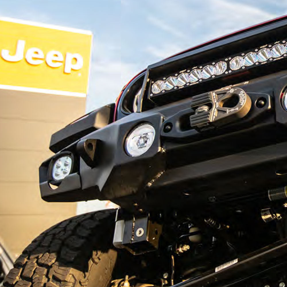 Combo Mid Front And Full Rear Bumpers For 18-25 Jeep Wrangler JL 2-4 Door Rock Slide Engineering-2