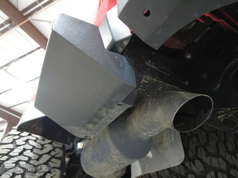 Rock Slide Engineering Gladiatror Rear Rock Sliders for 20-Pres Jeep Gladiator JT Steel Powdercoat Rock Slide Engineering