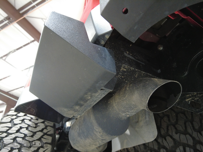 Gladiatror Rear Sliders for 20-Pres Jeep Gladiator JT Steel Powdercoat Rock Slide Engineering-4