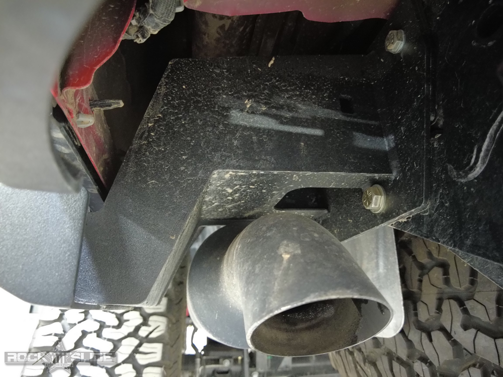 Rock Slide Engineering Gladiatror Rear Rock Sliders for 20-Pres Jeep Gladiator JT Steel Powdercoat Rock Slide Engineering