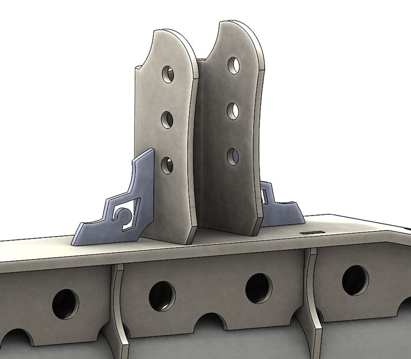 Tall Adjustable Truss Upper Link Mount 2.63 Inch Artec Industries-1