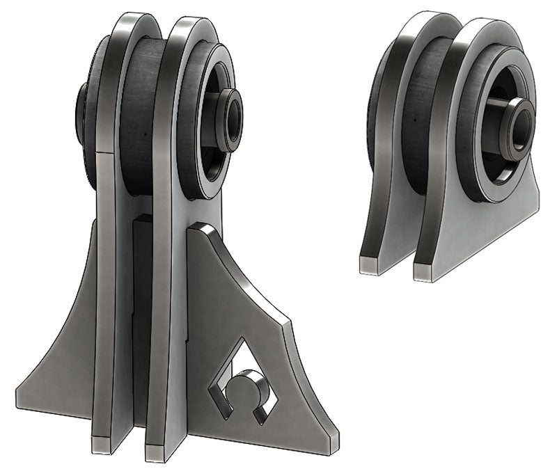 Jeep TJ Weld On UCA Brackets For Low Pro Front Truss Daystar Bushings Artec Industries-1