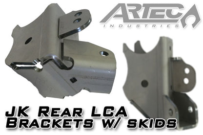 JK Rear LCA Brackets with Skids 3.5 Inch Diameter Artec Industries-1