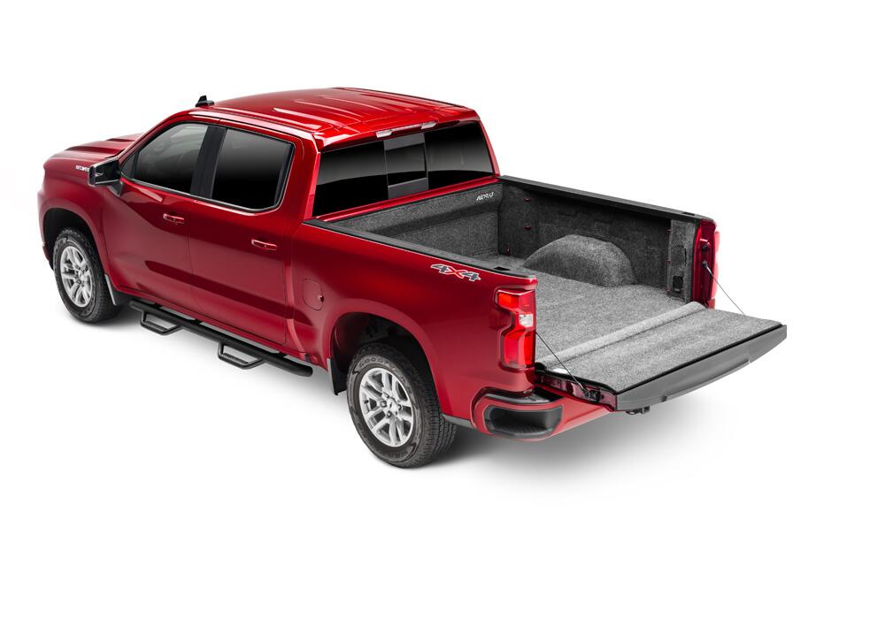 Truck Bed Liner 19+ (New Body Style) Silverado/Sierra 1500 5' 8 inch Bed With Multi-Pro Tailgate Without Carbonpro Bed Charcoal BedRug-4