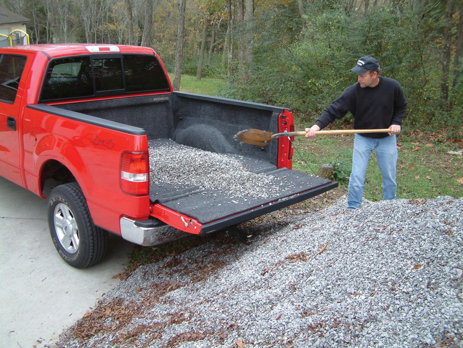 Truck Bed Liner 20+ Silverado/Sierra 2500 Hd/3500 HD 8' Bed With Multi-Pro Tailgate Charcoal BedRug-1