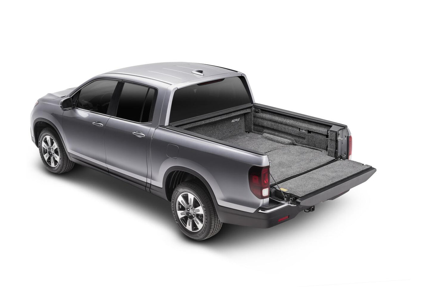 Honda 17-25 Honda Ridgeline (2Pc Floor Accommodates Full Use OF Trunk) Complete Truck Bed Liner 3/4 Inch Thick Floor 1/4 Inch Thick Side Walls Incl. Bulkhead And Tailgate Charcoal BedRug