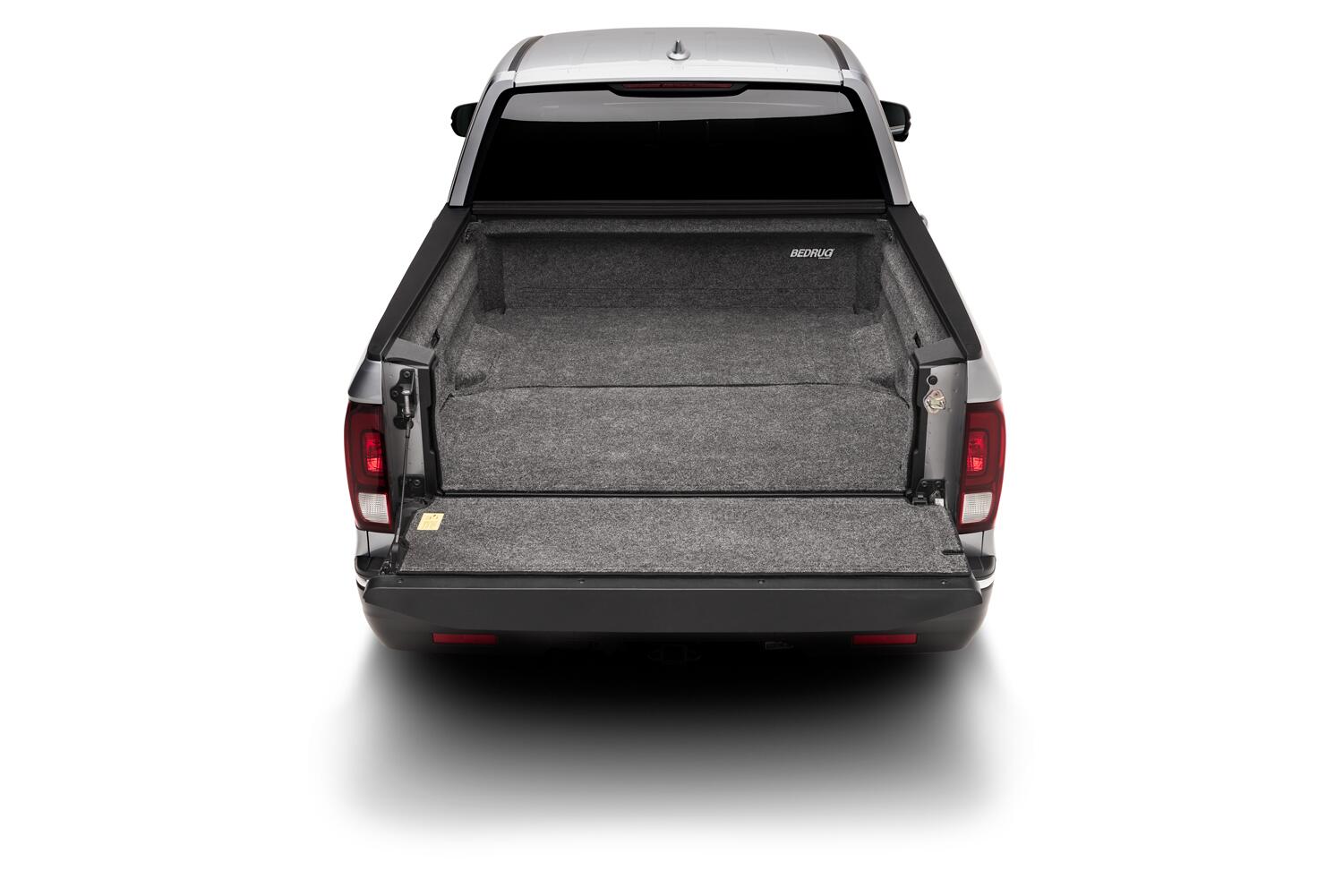 Honda 17-25 Honda Ridgeline (2Pc Floor Accommodates Full Use OF Trunk) Complete Truck Bed Liner 3/4 Inch Thick Floor 1/4 Inch Thick Side Walls Incl. Bulkhead And Tailgate Charcoal BedRug-1
