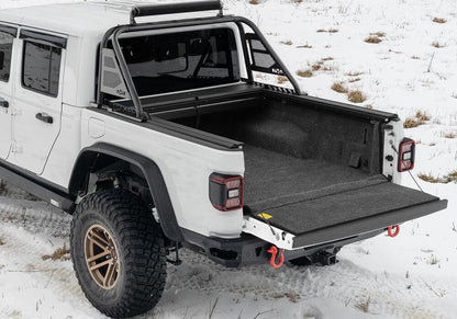 20+ Jeep Gladiator Complete Truck Bed Liner 3/4 Inch Thick Floor 1/4 Inch Thick Side Walls Incl. Bulkhead And Tailgate Charcoal BedRug-4