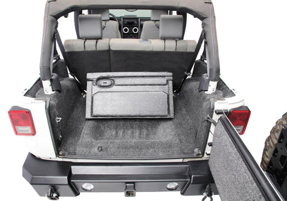Jeep 07-10 JK Unltd 4Dr RR 5Pc Cargo Kit (Inc Tlgte & Tub Liner) Cargo Kit 5 pc. Rear Kit Incl. Drivers Wheel Well/ Passengers Wheel Well/ Rear Cargo Floor/ Tailgate And Tub Liner Charcoal BedRug