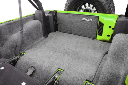 Jeep 07-10 JK Unltd 4Dr RR 5Pc Cargo Kit (Inc Tlgte & Tub Liner) Cargo Kit 5 pc. Rear Kit Incl. Drivers Wheel Well/ Passengers Wheel Well/ Rear Cargo Floor/ Tailgate And Tub Liner Charcoal BedRug-1