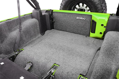 Jeep 11-18 Jeep JK 2Dr Rear 5Pc Cargo Kit (Includes Tailgate & Tub Liner) Cargo Kit 5 pc. Rear Kit Incl. Drivers Wheel Well/ Passengers Wheel Well/ Rear Cargo Floor/ Tailgate And Tub Liner Charcoal BedRug