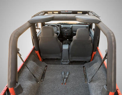 Jeep 03-06 Jeep LJ Unltd Rear 4Pc Cargo Kit (Inc Tlgte & Tub Liner) Cargo Kit 4 pc. Rear Kit Incl. Driver Left Hand Panel Passenger Right HandPanel Tailgate Cargo Liner w/o Gussets Charcoal BedRug-2