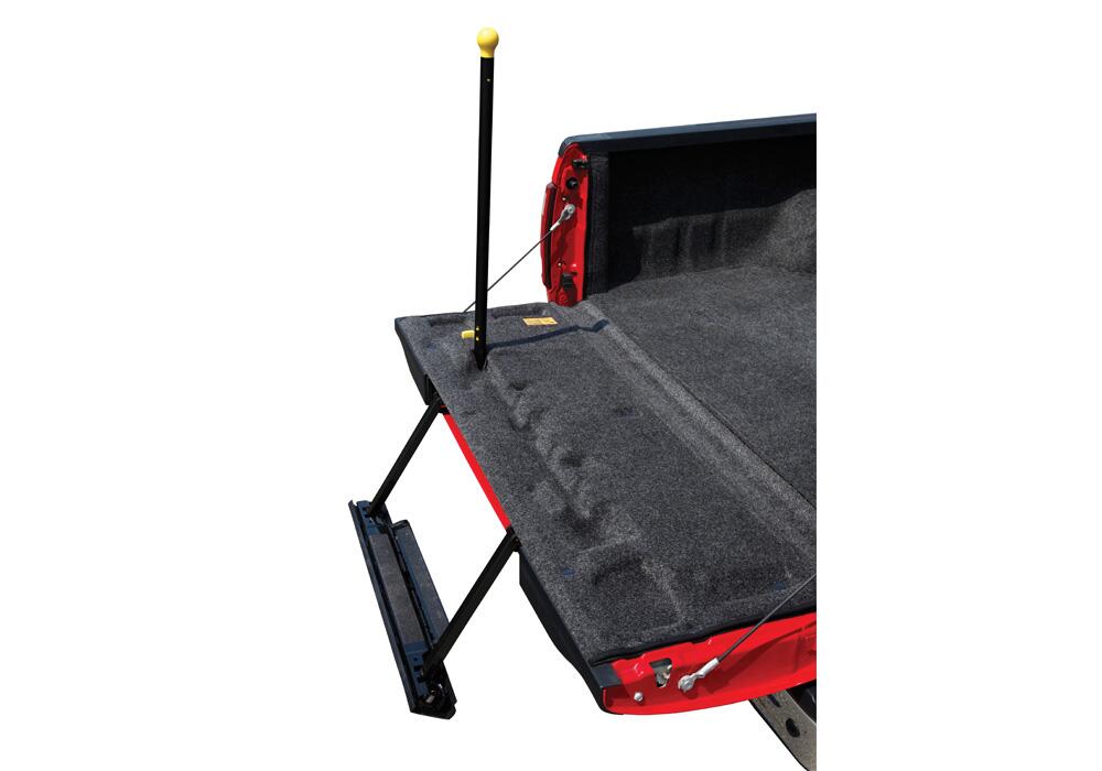 09-14 Ford F-150 5.5' Bed With Factory Step Gate Complete Truck Bed Liner 3/4 Inch Thick Floor 1/4 Inch Thick Side Walls Incl. Bulkhead And Tailgate w/Tailgate Step Charcoal BedRug-4