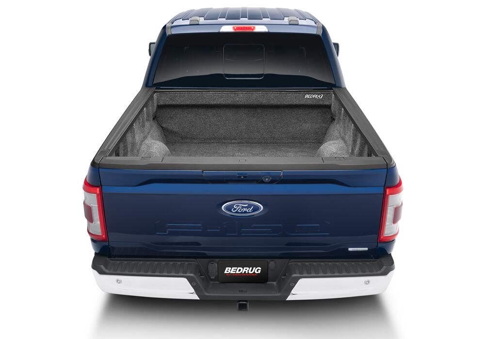 15+ Ford F-150 8'2 inch Bed Complete Truck Bed Liner 3/4 Inch Thick Floor 1/4 Inch Thick Side Walls Incl. Bulkhead And Tailgate Charcoal BedRug-2