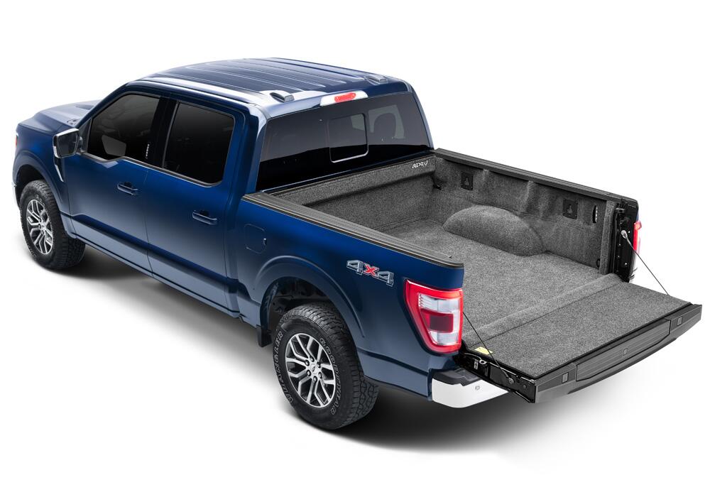 15+ Ford F-150 6'7 inch Bed Complete Truck Bed Liner 3/4 Inch Thick Floor 1/4 Inch Thick Side Walls Incl. Bulkhead And Tailgate Charcoal BedRug-1