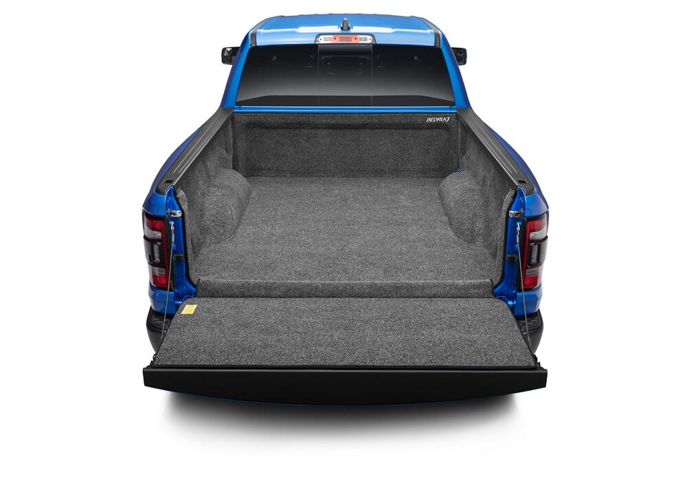 Truck Bed Liner 19+ (New Body Style) Dodge Ram 5'7 inch Bed W/Out Rambox W/Out Multifunction Tailgate Charcoal BedRug-1