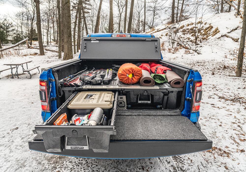Truck Bed Liner 19+ (New Body Style) Dodge Ram 6'4 inch Bed W/Out Rambox W/Out Multifunction Tailgate Charcoal BedRug-4