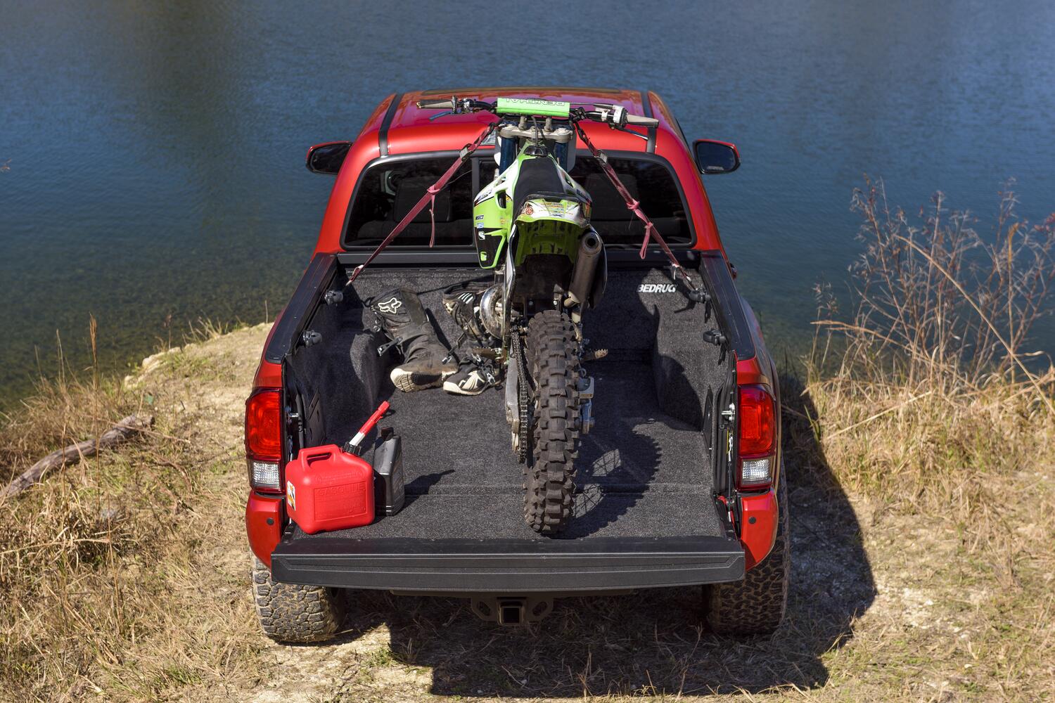 Bedliner 2024-2025 Toyota Tacoma 73.5 inch Bed Complete Truck Bed Liner 3/4 Inch Thick Floor 1/4 Inch Thick Side Walls Incl. Bulkhead And Tailgate Charcoal BedRug-6