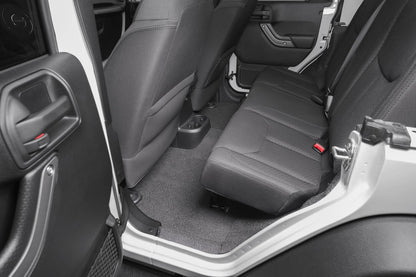 Jeep Bedtred 07-18 Jeep JK Unltd 4Dr Front 4Pc Floor Kit (Inc Heat Shields) Charcoal BedRug-2