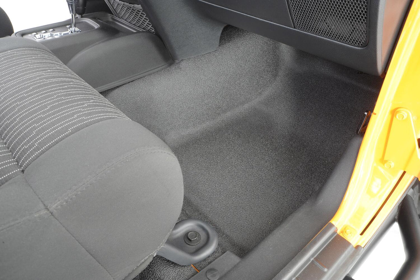 Jeep Bedtred 07-18 Jeep JK Unltd 4Dr Front 4Pc Floor Kit (Inc Heat Shields) Charcoal BedRug-6