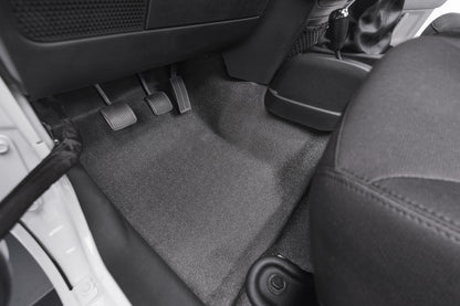 Jeep Bedtred 11-18 JK 2Dr Front 3Pc Floor Kit (Includes Heat Shields) Floor Liner Kit 3 pc. Front Kit Includes Heat Shields Charcoal BedRug-2