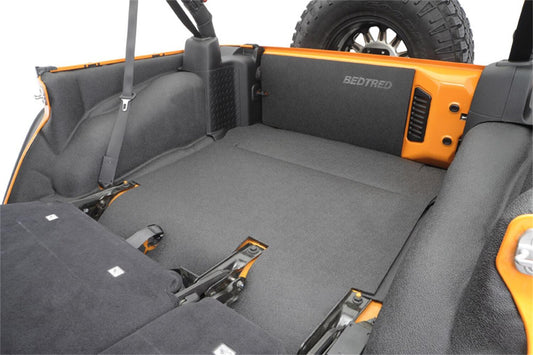 Jeep Bedtred 11-18 JK 2Dr Rear 5Pc Cargo Kit Rear Kit Incl. Drivers Wheel Well/ Passengers Wheel Well/ Rear Cargo Floor/ Tailgate And Tub Liner Charcoal BedRug
