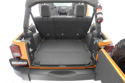 Jeep Bedtred 11-18 JK Unltd 4Dr Rear 5Pc Cargo Kit Rear Kit Incl. Drivers Wheel Well/ Passengers Wheel Well/ Rear Cargo Floor/ Tailgate And Tub Liner Charcoal BedRug-3