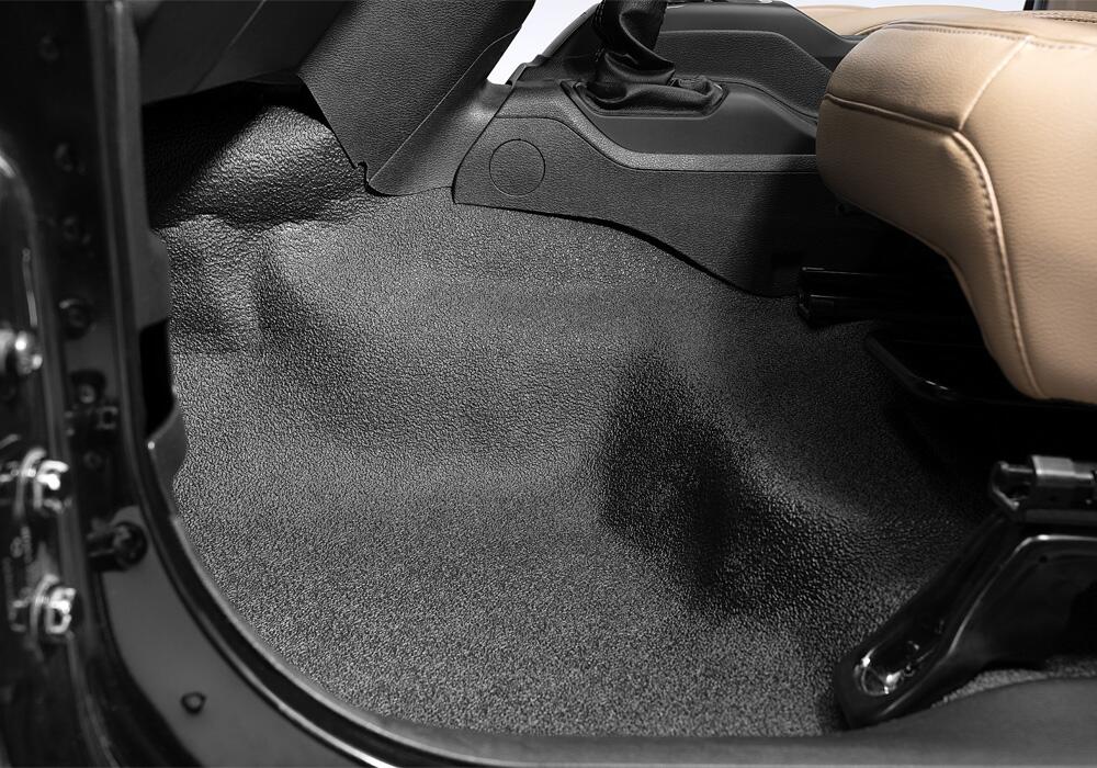 Jeep Bedtred 18+ JL 2 Door Bedtred 2 PC Front Floor Kit Charcoal BedRug