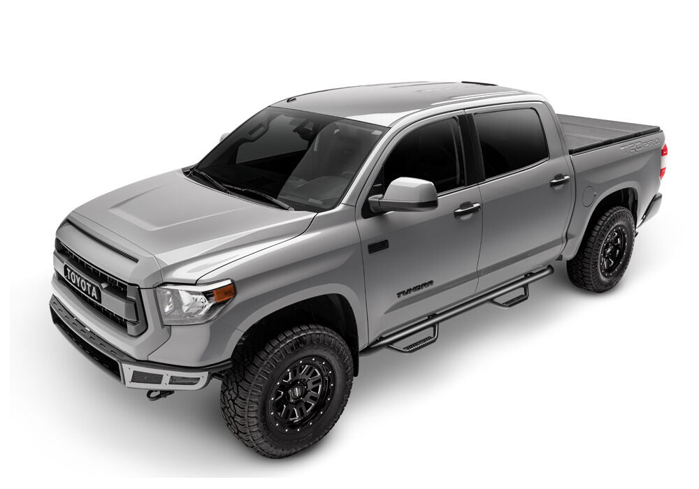 Nerf Step Bar Wheel-to-Wheel (2 Steps per Side) 3 Inch Main Tube Diameter 2007-2014 Chevy Suburban/GMC Yukon XL Textured Black N Fab NFab-4