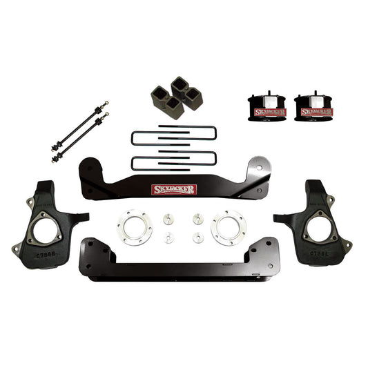 Lift Kit 4 Inch Lift 14-18 Silverado/Sierra 1500 For Use w/Models w/Aluminum Steering Knuckles/Control Arms Skyjacker