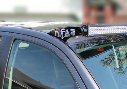 Light Mounting Solution Roof Mounts (1 50-Series Light Bar 50.5 Inch -51.75 Inch) 2014-2019 Chevy Silverado/GMC Sierra 1500/2015-2018 Chevy Silverado/GMC Sierra 2500 HD/3500 HD Gloss Black N Fab NFab-1