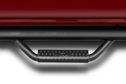 Nerf Step Bar Cab Length (2 Steps per Side) 2014-2018 (2019 Legacy/Limited) Chevy Silverado/GMC Sierra 1500 Double Cab Textured Black N Fab NFab-2