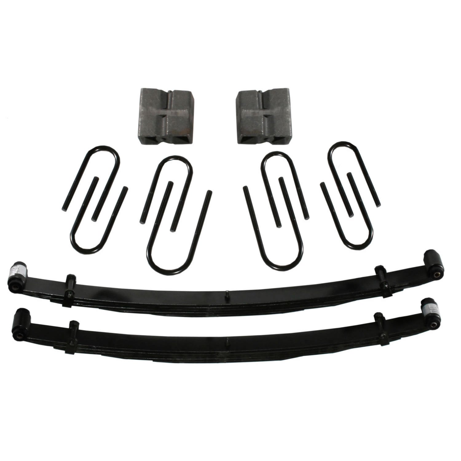 Lift Kit 6 Inch Lift 73-86 Chevrolet K10 Suburban Includes Front Leaf Springs Front/Rear U Bolt Kits Bushing Kit Rear Block Brake Line Brackets Skyjacker