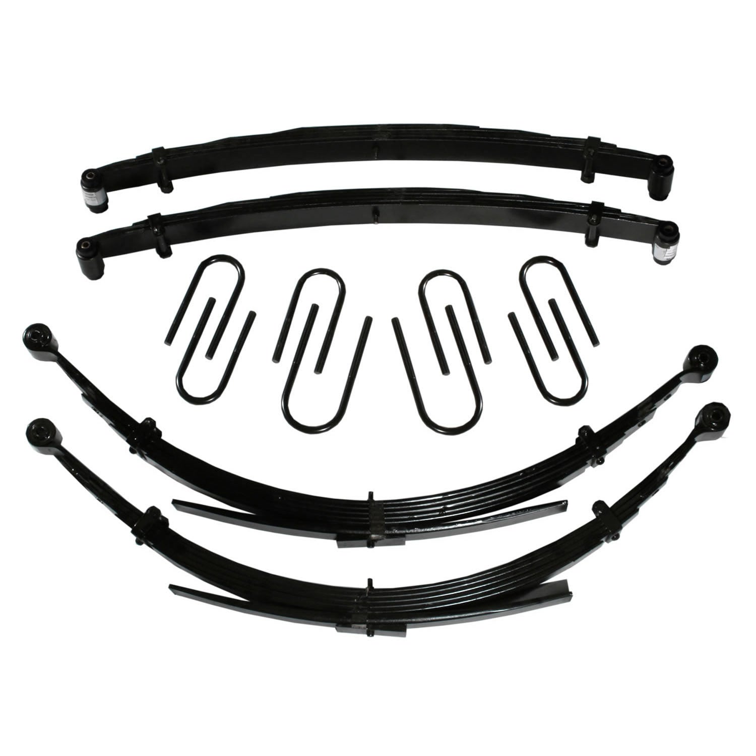 Lift Kit 6 Inch Lift For Use w/56 Inch Rear Springs 88 Chevrolet V10 Suburban 88-91 GMC V1500 Suburban 89-91 Chevrolet V1500 Suburban Includes Front/Rear Leaf Springs Front/Rear U Bolt Kits Bushing Kit Brake Line Brackets Skyjacker