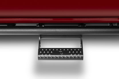 RKR Step System Cab Length (2 Step Mounts/2 Steps per Side) 1.75 Inch Rails 2019 (New Body Style)-2025 Chevy Silverado/GMC Sierra 1500/2020-2025 2500 HD/3500 HD Crew Cab Textured Black NFab-2