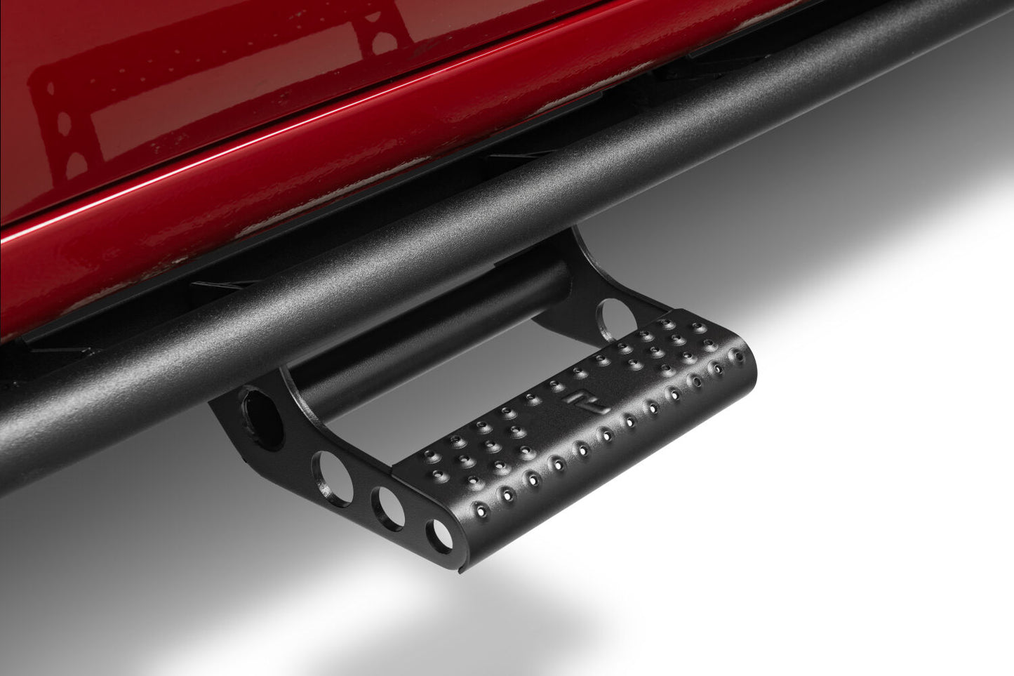 RKR Step System Cab Length (2 Step Mounts/2 Steps per Side) 1.75 Inch Rails 2019 (New Body Style)-2025 Chevy Silverado/GMC Sierra 1500/2020-2025 2500 HD/3500 HD Crew Cab Textured Black NFab-4