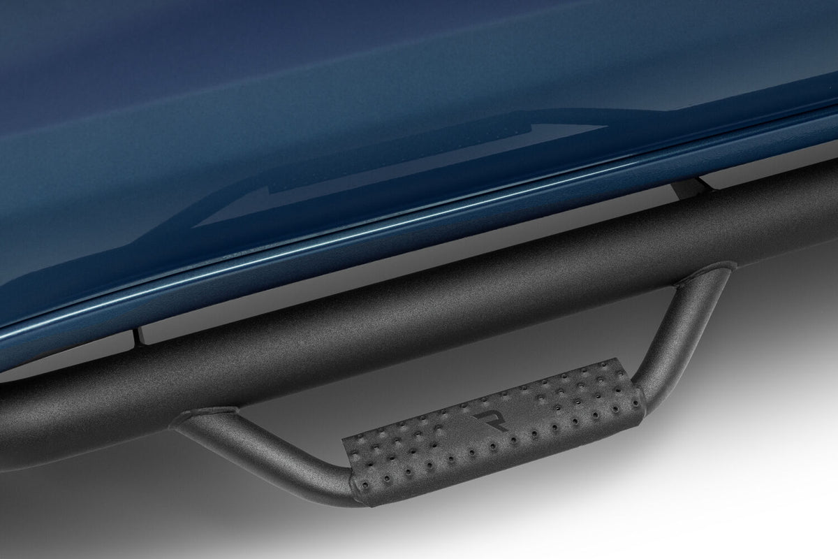 Nerf Step Bar Cab Length (2 Steps per Side) 2019 (New Body Style)-2026 Chevy Silverado/GMC Sierra 1500/2020-2026 2500 HD/3500 HD Crew Cab Textured Black N Fab NFab-4