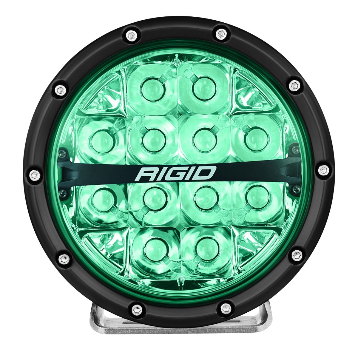 Rigid Industries 360-Series 6 Inch Off-Road Lamp Spot Beam RGBW Backlight Single Rigid Industries