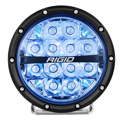 360-Series 6 Inch Off-Road Lamp Spot Beam RGBW Backlight Single Rigid Industries-3