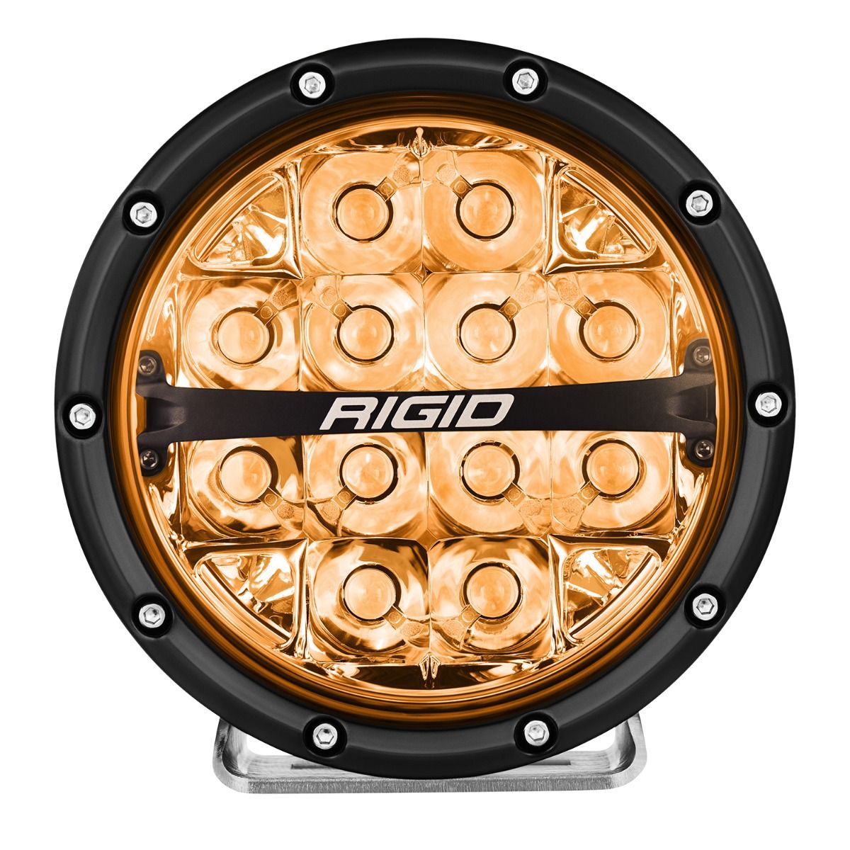 Rigid Industries 360-Series 6 Inch Off-Road Lamp Spot Beam RGBW Backlight Single Rigid Industries