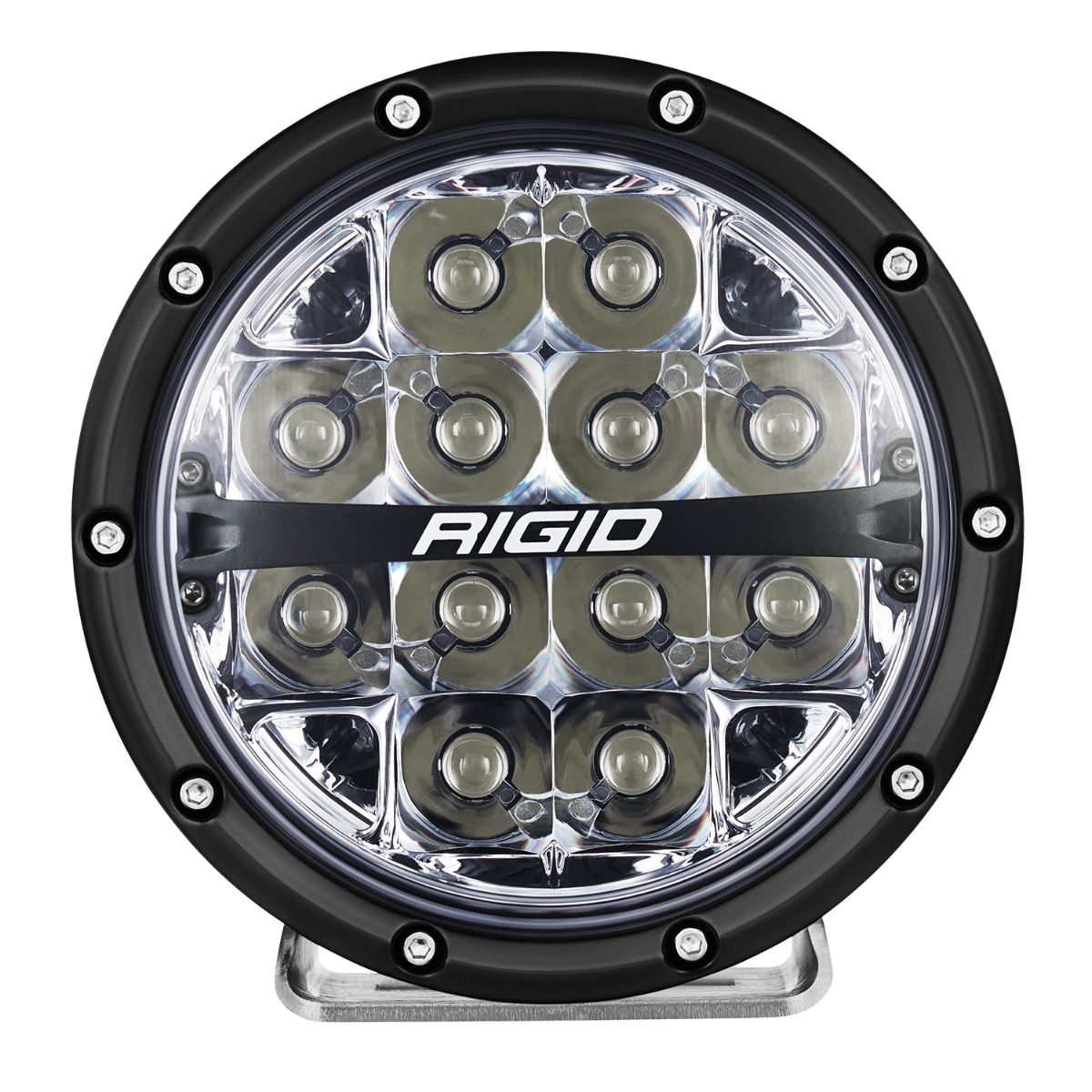 Rigid Industries 360-Series 6 Inch Off-Road Lamp Spot Beam RGBW Backlight Single Rigid Industries