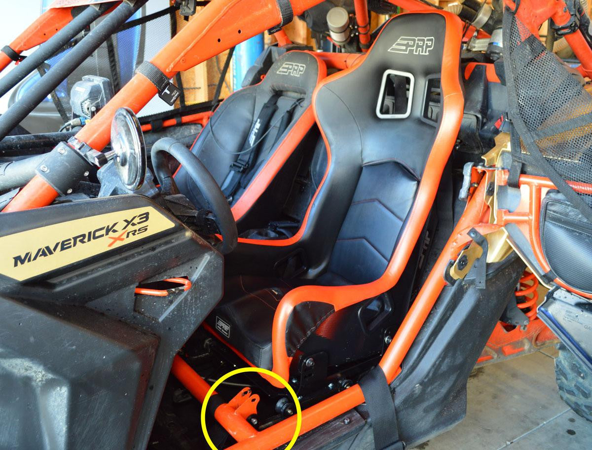 Composite Seat Mounting Kit for Can-Am Maverick X3 PRP Seats-2