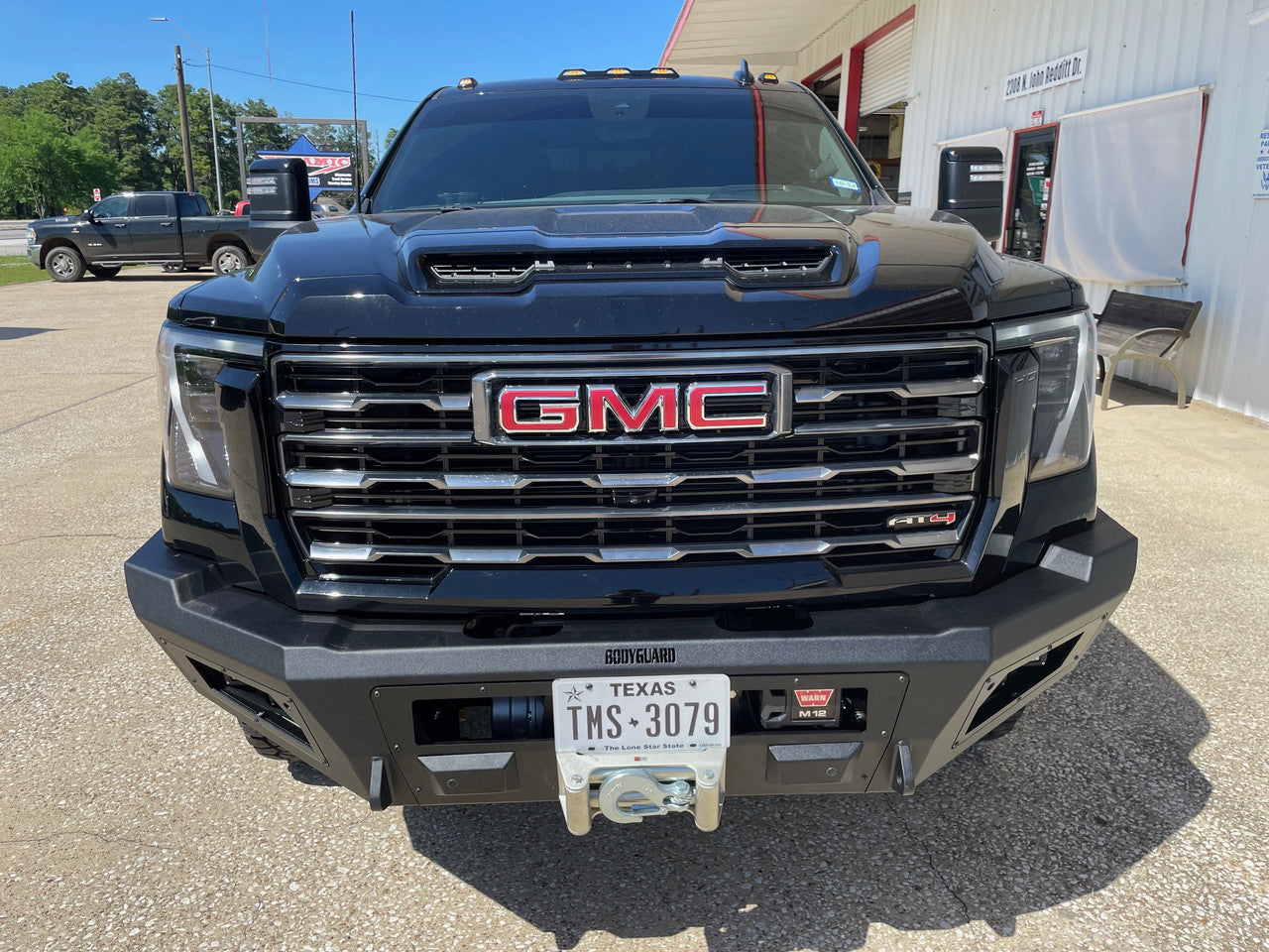 A2 Front Bumper Base For 2024-2026 Sierra 2500/3500 HD No Sensor Cutouts Bodyguard Bumpers-6