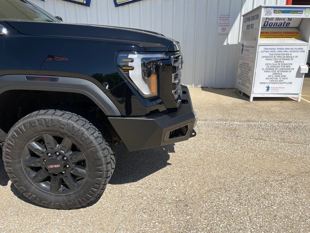 A2 Front Bumper Base For 2024-2026 Sierra 2500/3500 HD No Sensor Cutouts Bodyguard Bumpers-3