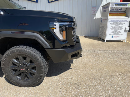 A2 Front Bumper Base For 2024-2026 Sierra 2500/3500 HD No Sensor Cutouts Bodyguard Bumpers-3